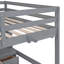 Lit mezzanine à 4 tiroirs Telauges avec bureau intégré par Harriet Bee-1653715221