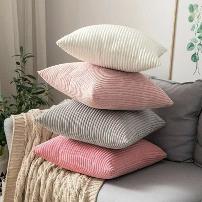 Ivory Square Cushion Cover