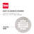 Universal 4-1/4 in. Snap-Tite Round Shower Strainer-63437220