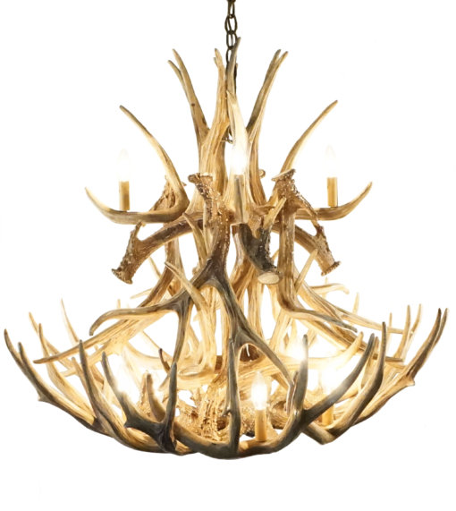 Delphine 12 - Light Dimmable Tiered Chandelier