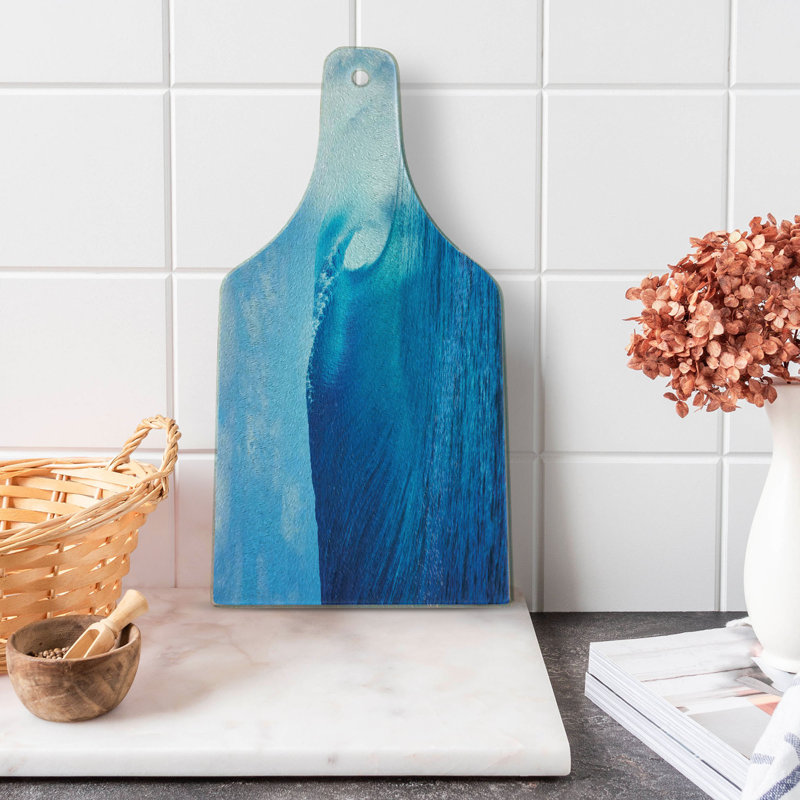 Planche à découper en verre trempé Ambesonne Ocean