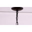 Lustre en roue de chariot pour îlot de cuisine Hylton-1778519860