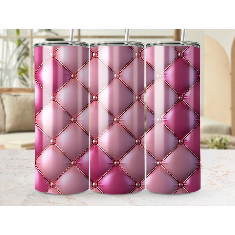 Choose Handmade Tumblers 591ml Vacuum Insulated Stainless Steel (18/8) Travel Tumbler with Straw