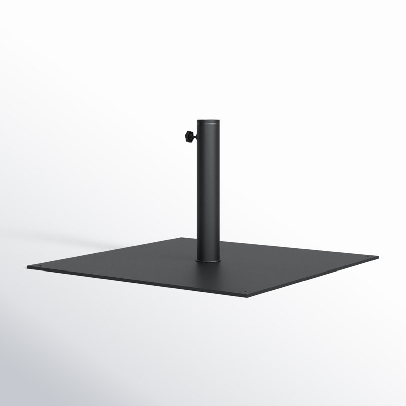 Base de parasol autoportante en acier Lytchett, Noir