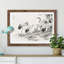 Japanese Cranes By The Bamboo by Numata Kashu - Single Picture Frame Painting-48301093-48301090