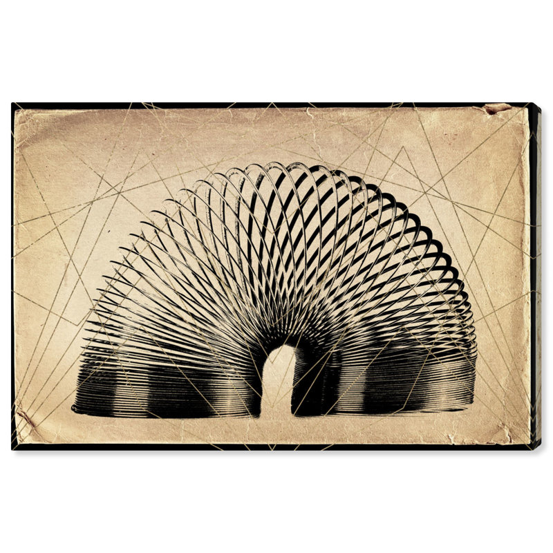Art sur toile slinky print Escobar, H 24 po x l 36 po x P 1,5 po