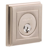 8260 Hollywood Hills Single Cylinder Deadbolt in Lifetime (PVD) Satin Nickel