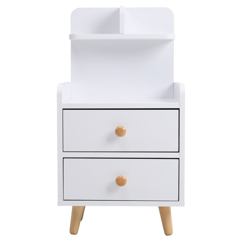 Zeno 36.5cm W Particle Board / Chipboard Bedside Table