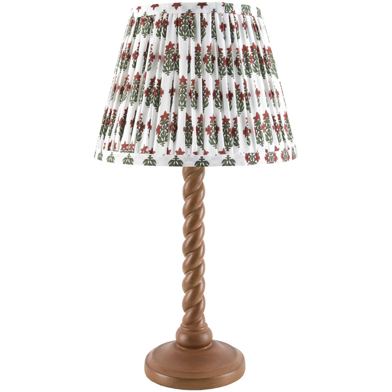 Jardina Table Lamp, White/Green/Red