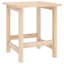 Swartz Fir Outdoor Adirondack Chair With Table , 69.5cm cm W 86.5cm cm D-2017046592