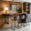 Upholstered Counter Stool-2135706258
