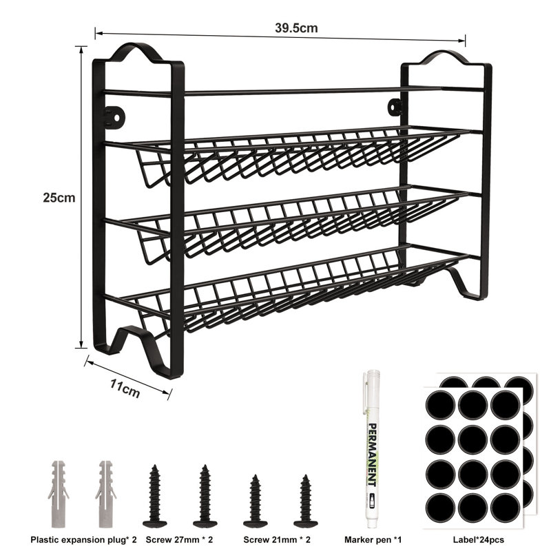 Freestanding Spice Rack