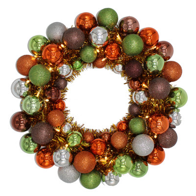 16" Lighted Wreath