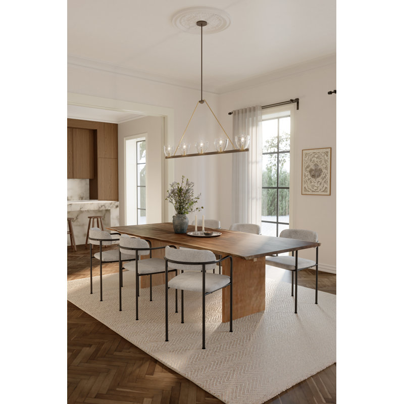 Noellea 61" 5-Light Linear Chandelier