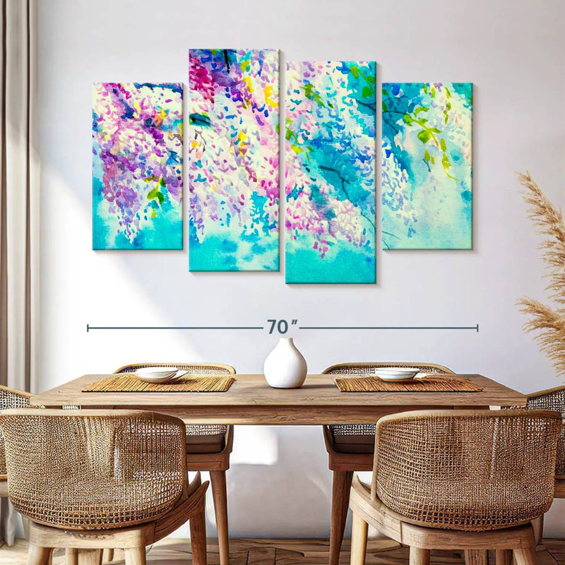 Harnek Wisteria Flowers, H 42 po x l 68 po