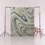 Tapis décoratif moderne à motif abstrait bleu et jaune-1348174005