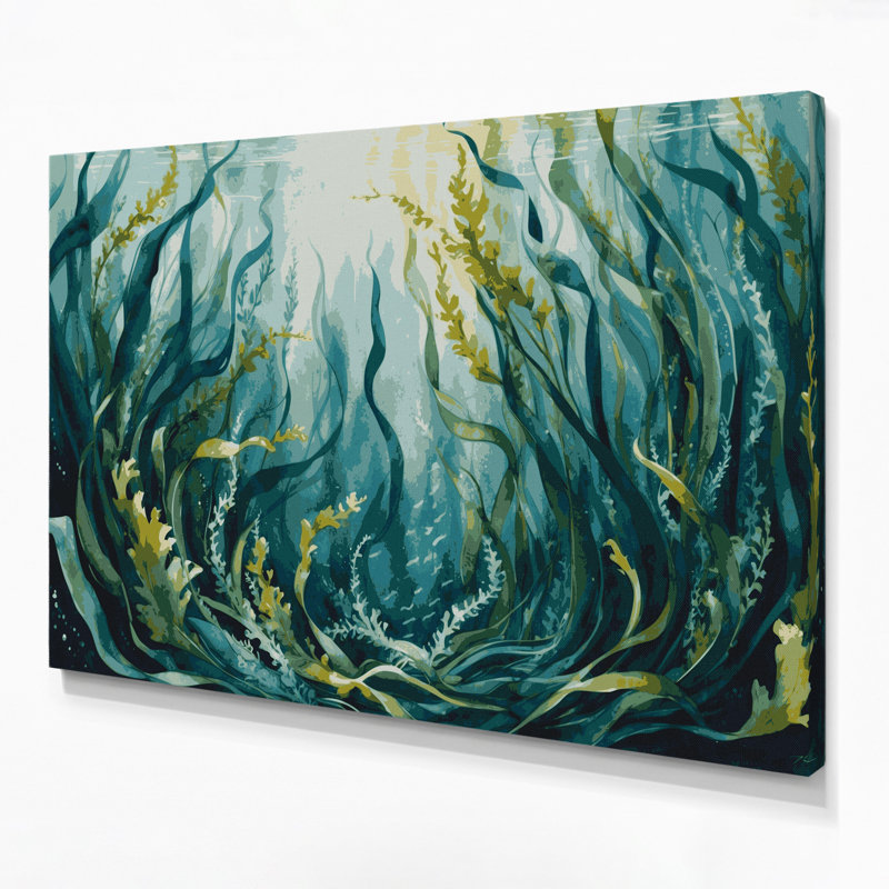 «Coastal Seaweed Forest», art mural sur toile, H 24 po x l 36 po
