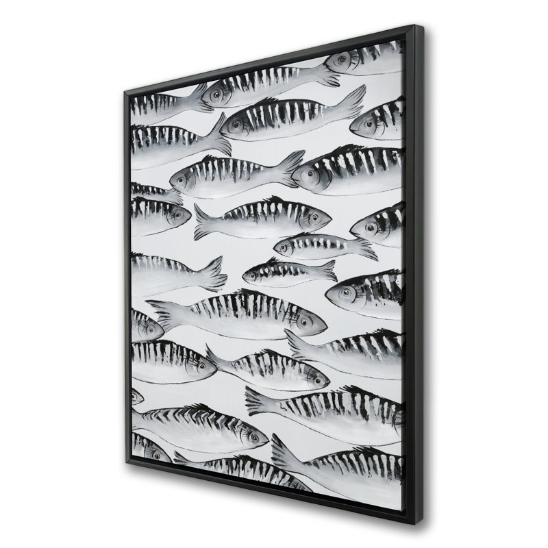 Art sur toile encadré gris