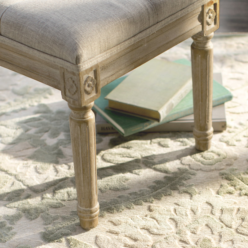 Dahlonega Linen Upholstered Bench