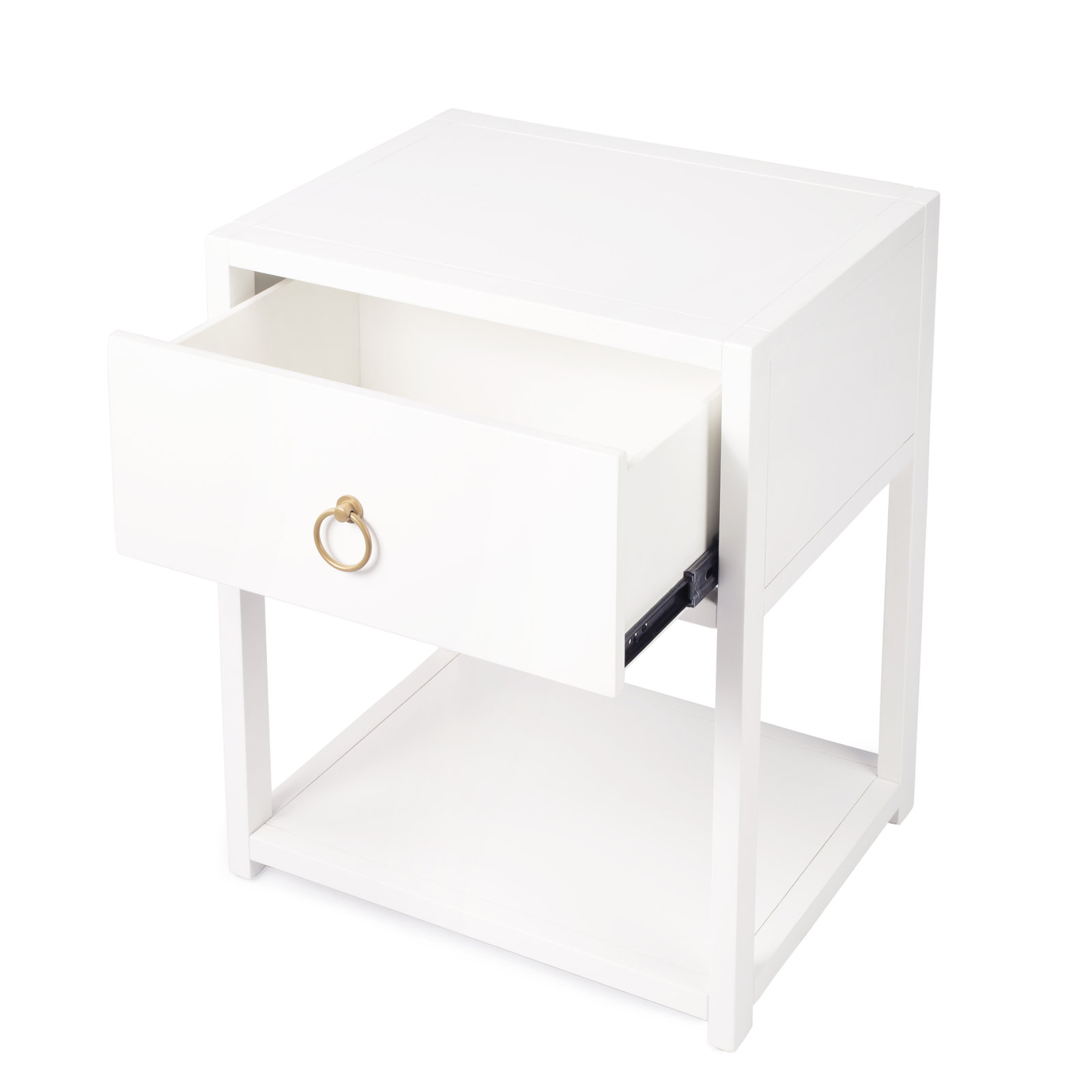 Elin 1 - Drawer Nightstand, White