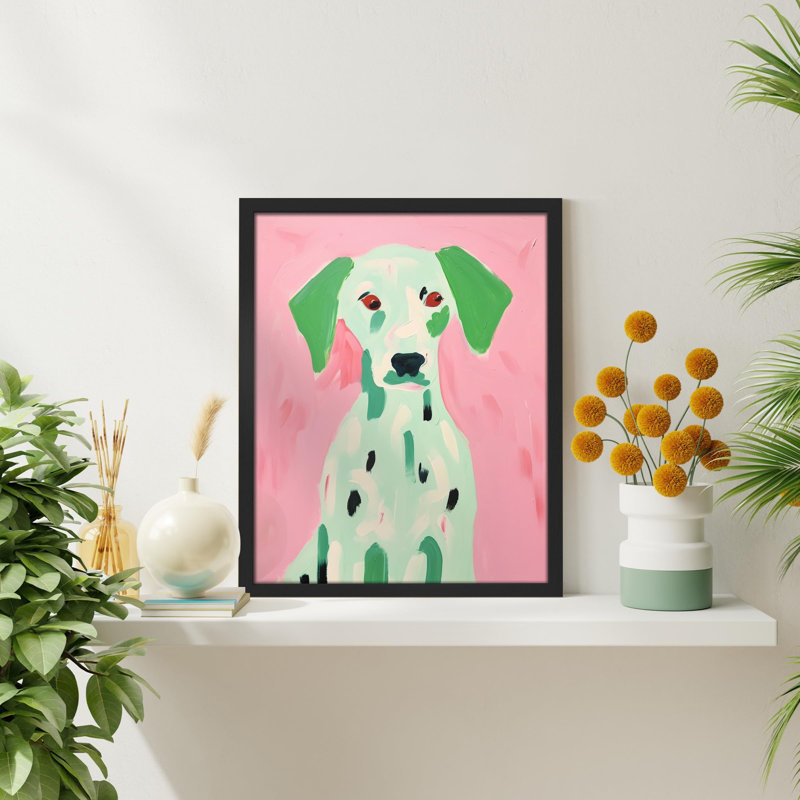 "Mignon dalmatien, chiot, illustrations, réalisme, nature rustique, détente / calme, bureau multicolore" sur papier, Naturel