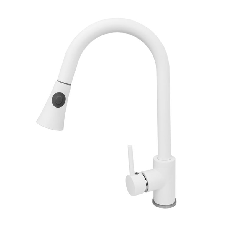 Belfry Kitchen Stanhope Kitchen Faucet, White