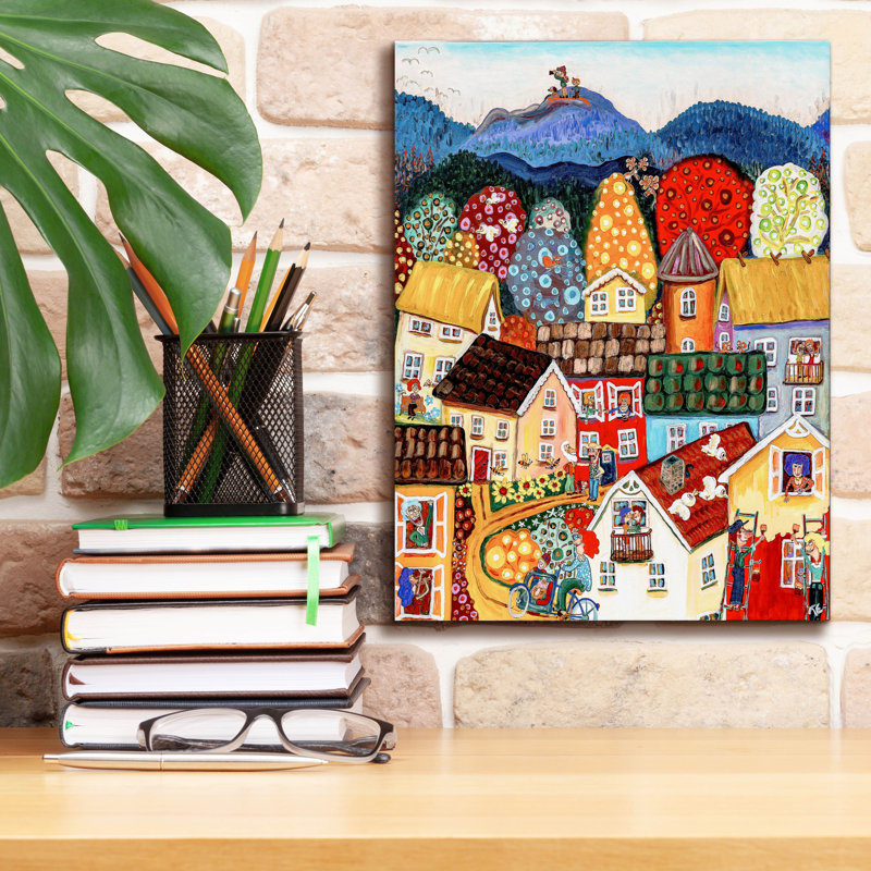  «Sing And Be Happy» par Glada Konsten, art mural sur toile, 12 po x 16 po, H 16 po x l 12 po
