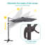 Parasol lumineux en porte-à-faux 10 pi x 8 pi Najifa-657088940