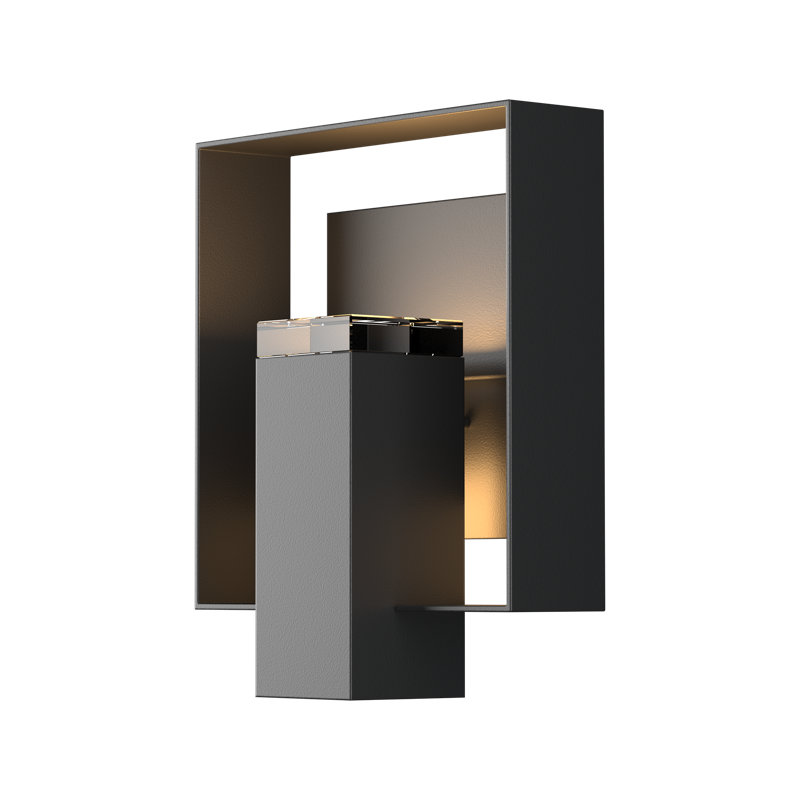 Shadow Box Aluminum Wall Light, Coastal Black, Coastal Oil Rubbed Bronze, Yes