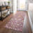 Machine Washable Indoor/Outdoor Xhevrie Merlot Rug-1104994819