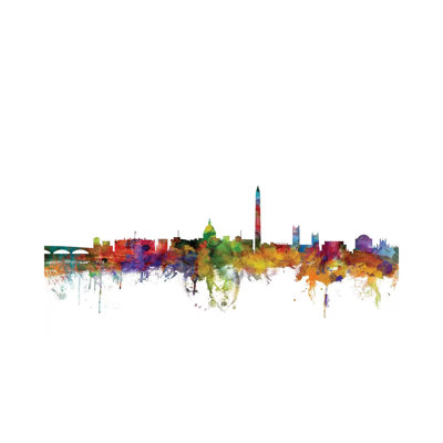 Washington, DC Skyline by Michael Tompsett - Wrapped Canvas Gallery-Wrapped Canvas Giclée