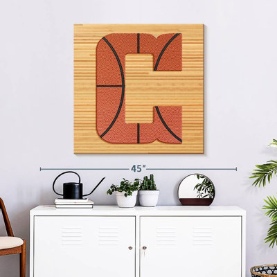«Basketball C Alphabet» sur toile