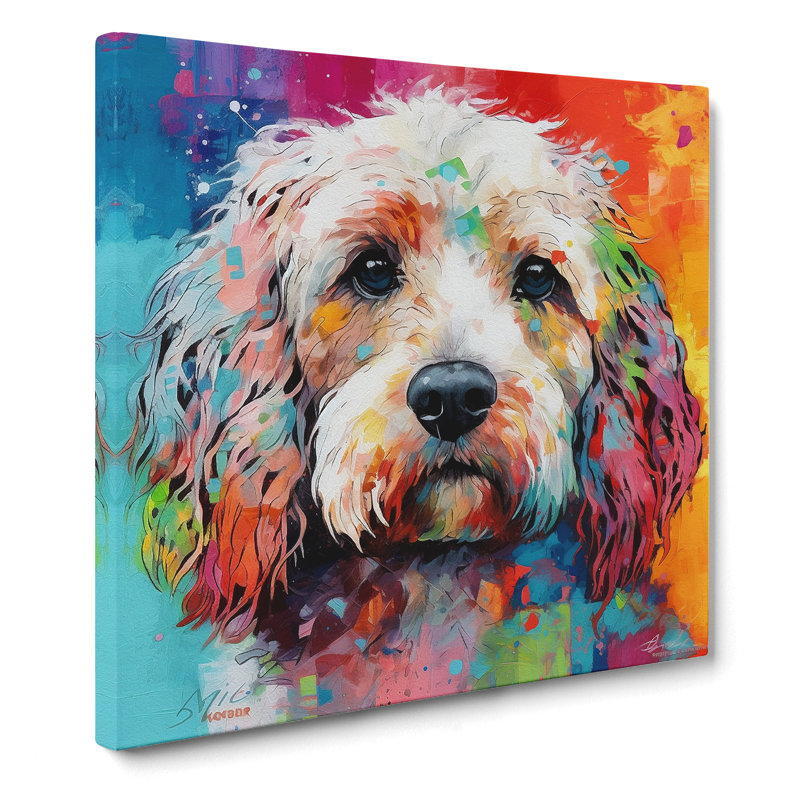 Cockapoo Colour Field Painting - Print