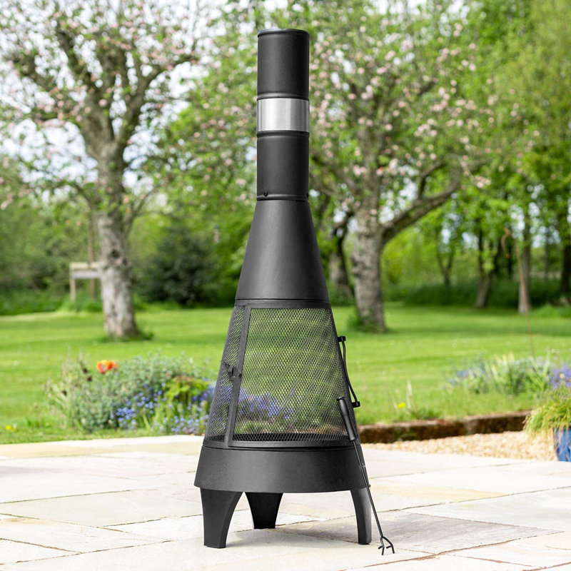 Hali Straight Wood Burning Smokeless Chimnea