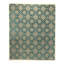 Hand Knotted Geometric Area Rug in Blue