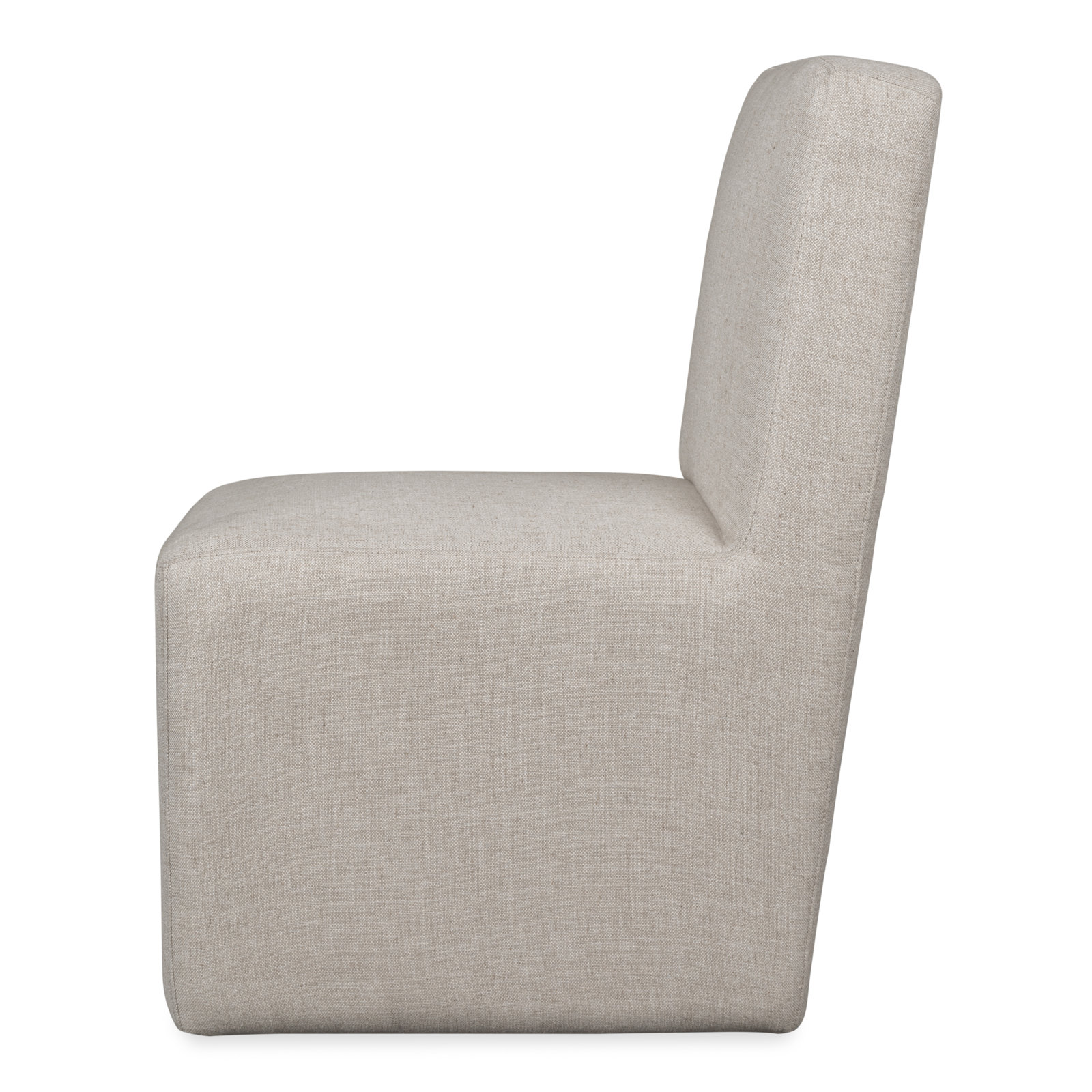 Aslan Linen Dining Chair, White