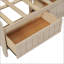 Lit de jour simple avec tablettes de rangement et 3 tiroirs