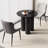 29.92" Modern Round Black Dining Table Set with 2 Chairs for Kitchen, Bar, Living Room, Small Space-374086746-374086767