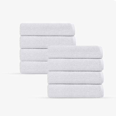Mac 8 pcs Turkish Wash Towels Set