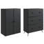  Cabinet Set 2 Pcs Engineered Wood Storage Organizational Unit Office-192678706
