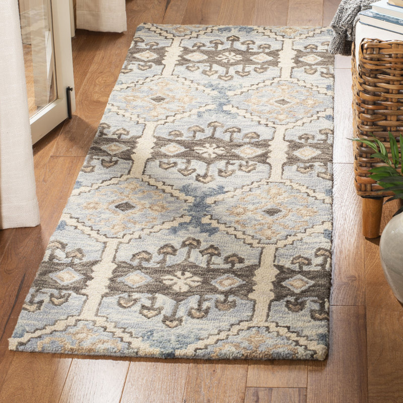 Posada Hand Tufted Wool Southwestern Rug, Runner 2'3" x 11'