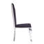 Chaise de salle à manger en acier inoxydable Cyren