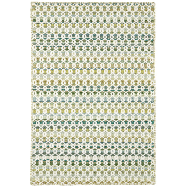 Poppy Moss Handwoven Wool Rug