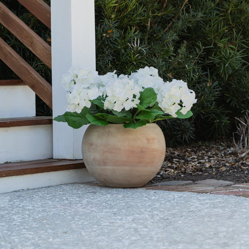 Lifelike Hydrangea Urn Filler, White