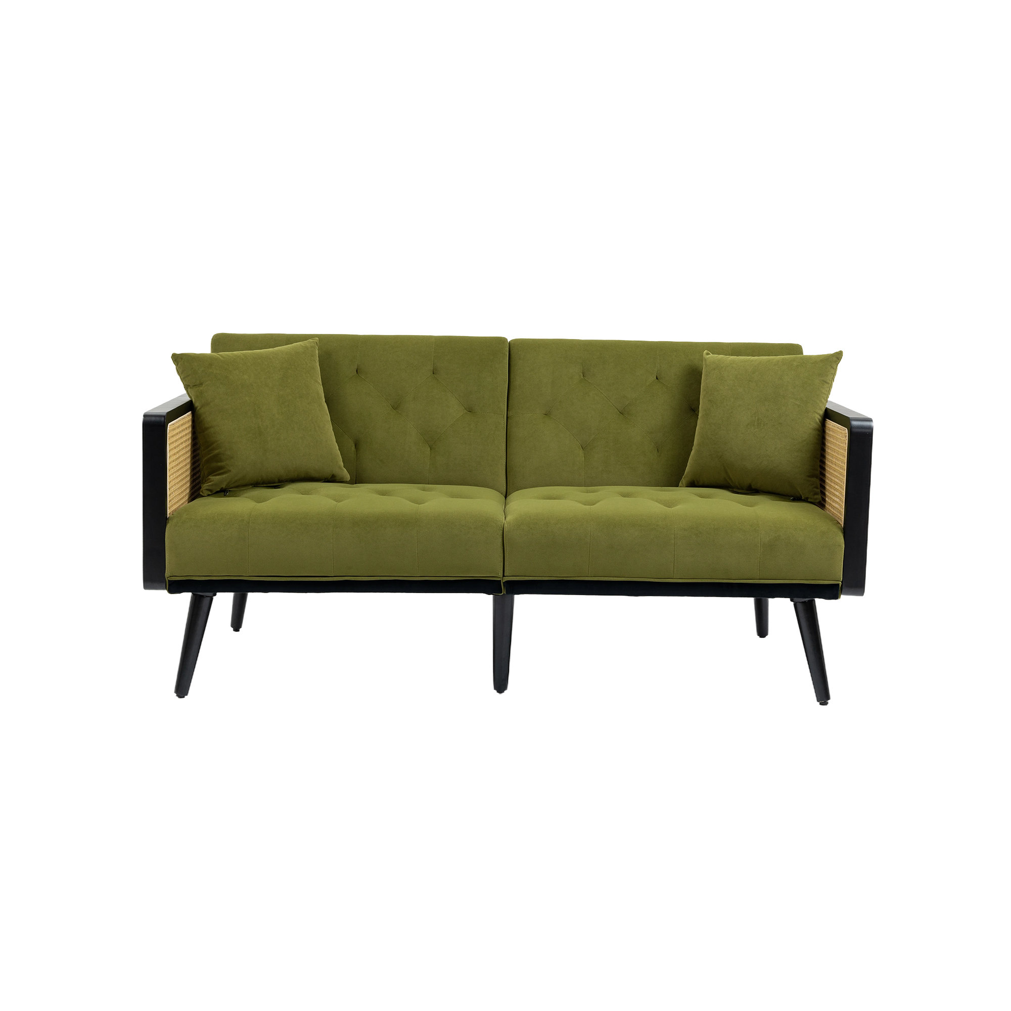 Ein Produkt, das bei jungen Leuten beliebt ist George Oliver Jagdish 61.42\'\' Wayfair Upholstered Sofa 