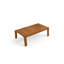 Canapés de patio confortables, ensemble moderne en bois d'acacia pour balcon de patio