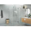 Halo 42 in. x 46 in. x 78 in. 90-degree Fully Frameless Glass Hinged Shower Enclosure-1042112897