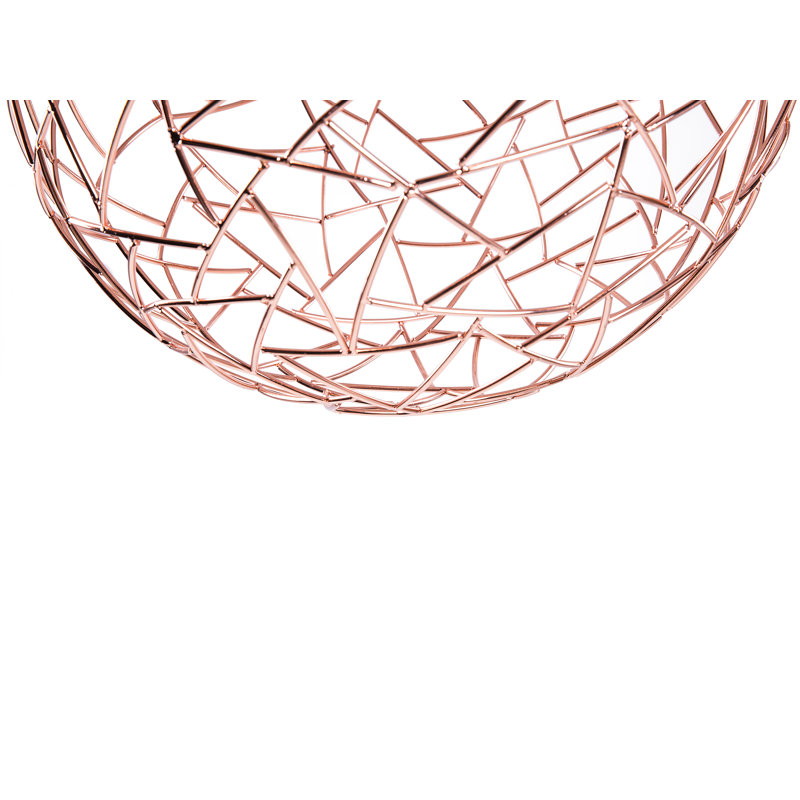 Clearview 1 - Light Sphere Pendant, Black/Copper