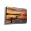 «Great Salt Lake Pilings Sunset» par Mike Jones, estampe numérique sur toile-1551673774