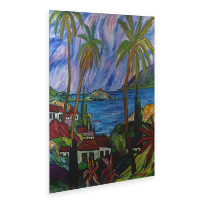 Manoir Shadian «Tropical Paradise», art en aluminium brossé flottant